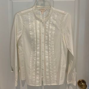 Rebecca Taylor ivory blouse